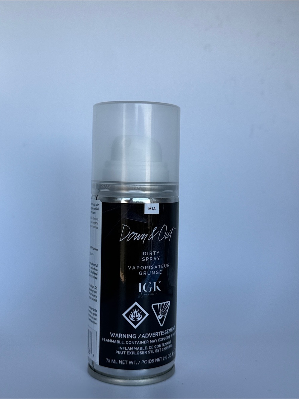 IGK Down & Out Dirty Spray - RARE brand new no box 75ml